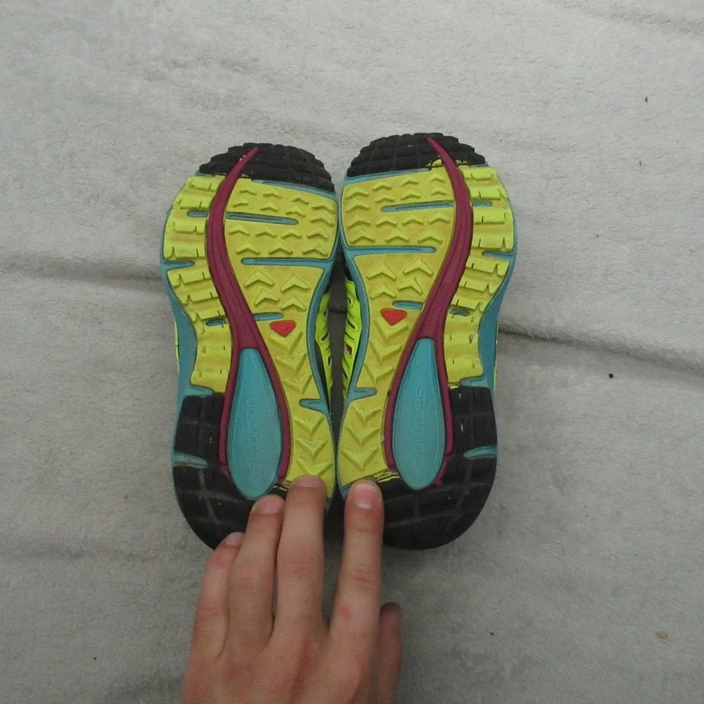 Salomon Women 7 Running Shoes‎ Green X-Scream Lightweight Cushioned Athletic